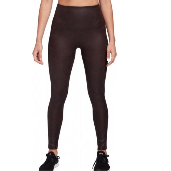 Calia Power Sculpt Faux Leather Leggings Nine Iron XL High Rise Carrie Underwood